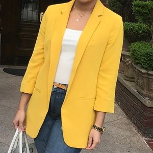 Yellow Express blazer